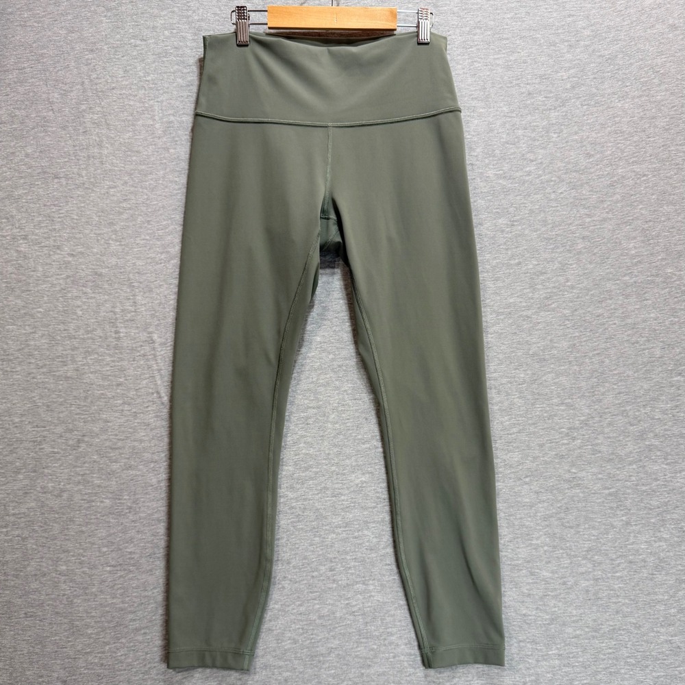 Lululemon Leggings Womens 8 Green High Rise 7/8 Tights Activewear